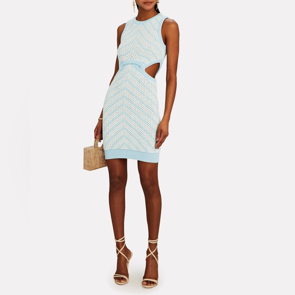 For Love And Lemons Dresses & Skirts - FOR LOVE & LEMONS Corinna Chevron Knit Mini Dress small